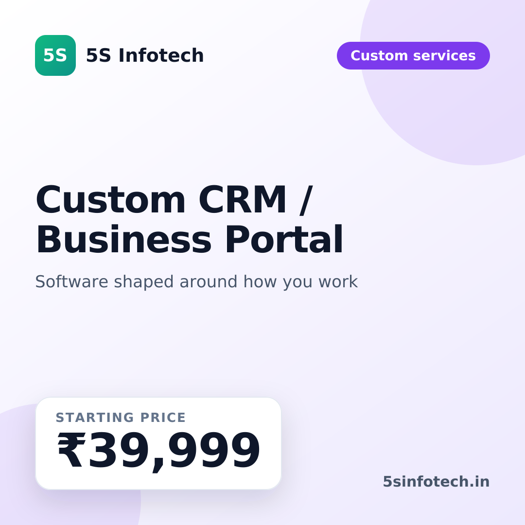 Custom CRM / Business Portal