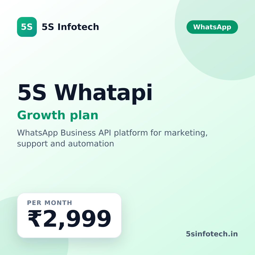 5S Whatapi — Growth